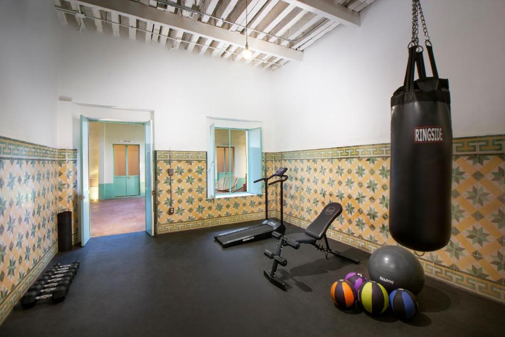 Fitness centrum a/nebo fitness zařízení v ubytování CASA MX alameda