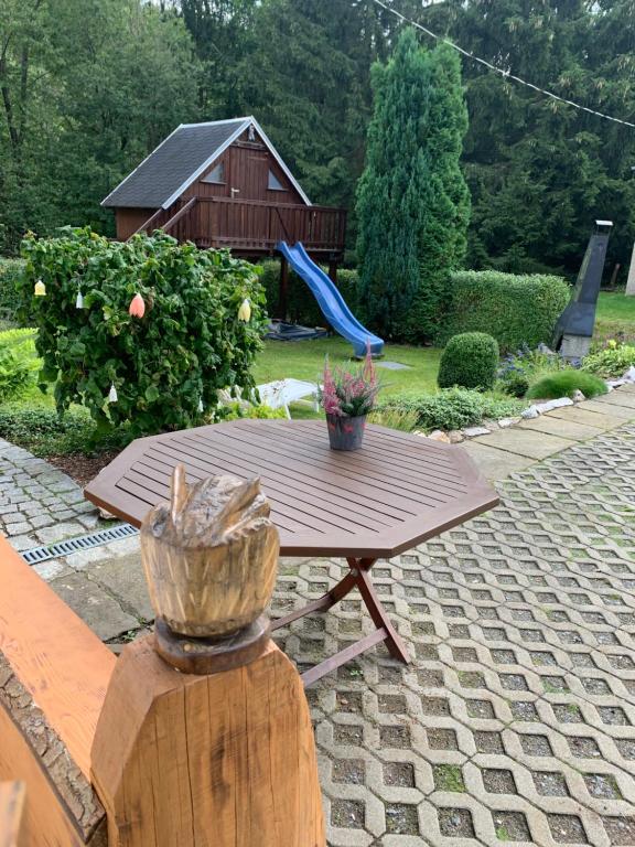 Zahrada ubytování Ferienwohnung Eulennest