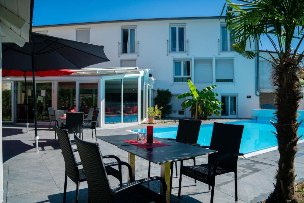 Patio nebo venkovní prostory v ubytování Hotel Andante Rust
