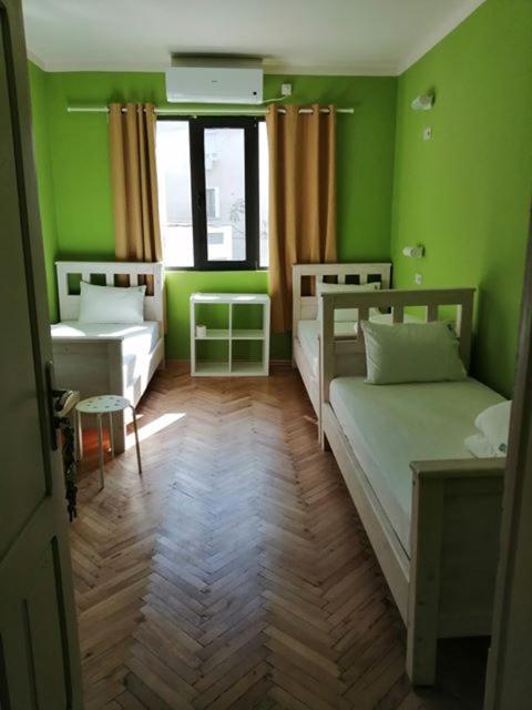 Postel nebo postele na pokoji v ubytování Hostel Kyosheto