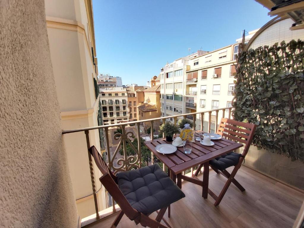 Balkon lub taras w obiekcie Del Parque Flats Flores Premium