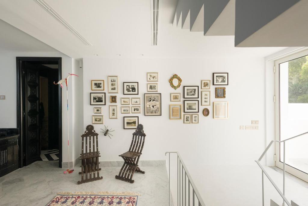 Istumisnurk majutusasutuses Maison Dedine- SmallLuxuryHotels -Adults Only