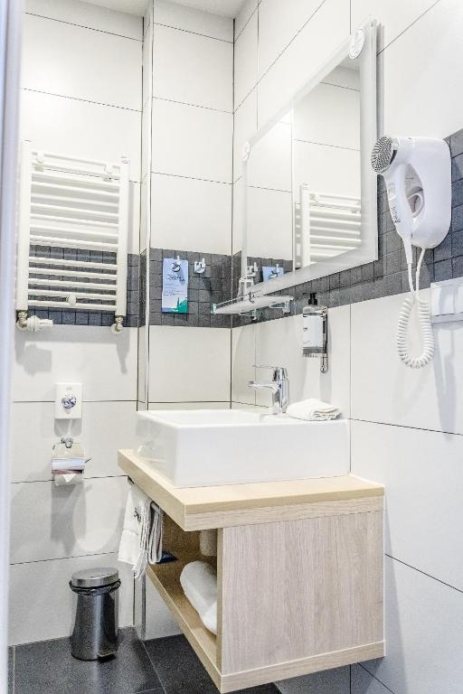 Koupelna v ubytování Stay inn Hotel Gdańsk