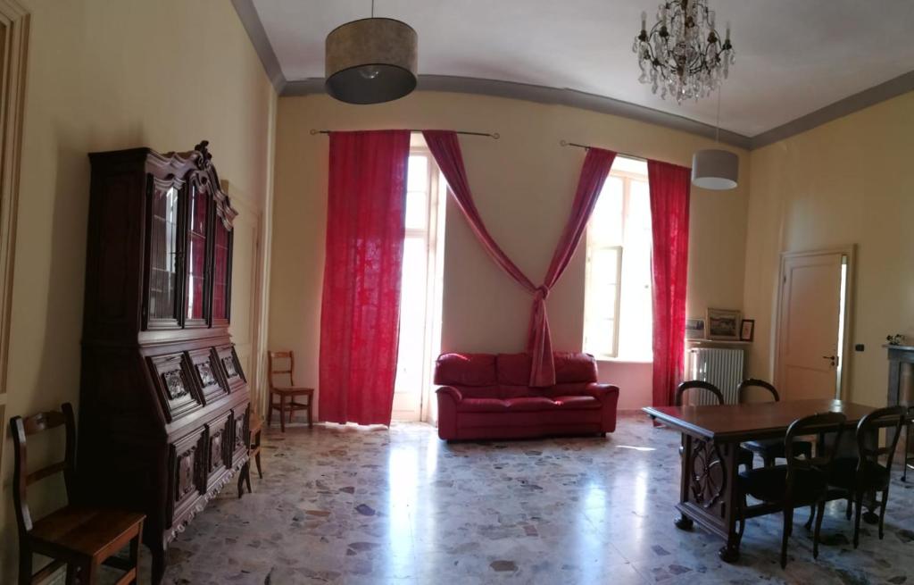 Prostor za sedenje u objektu Dimora Castello dei Conti
