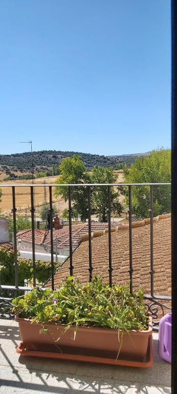 Balkón alebo terasa v ubytovaní Casa del Portalón