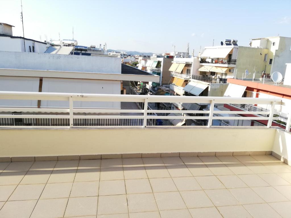 Balkón alebo terasa v ubytovaní Exotic Rooftop in Alexandroupolis