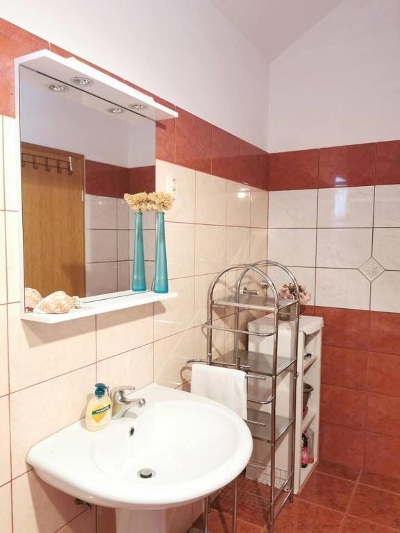 Koupelna v ubytování Apartment Biljana