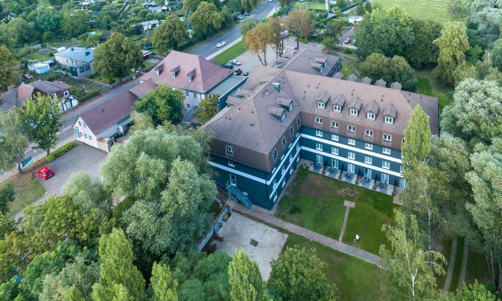 Letecký snímek ubytování SL'otel im Parforcehaus