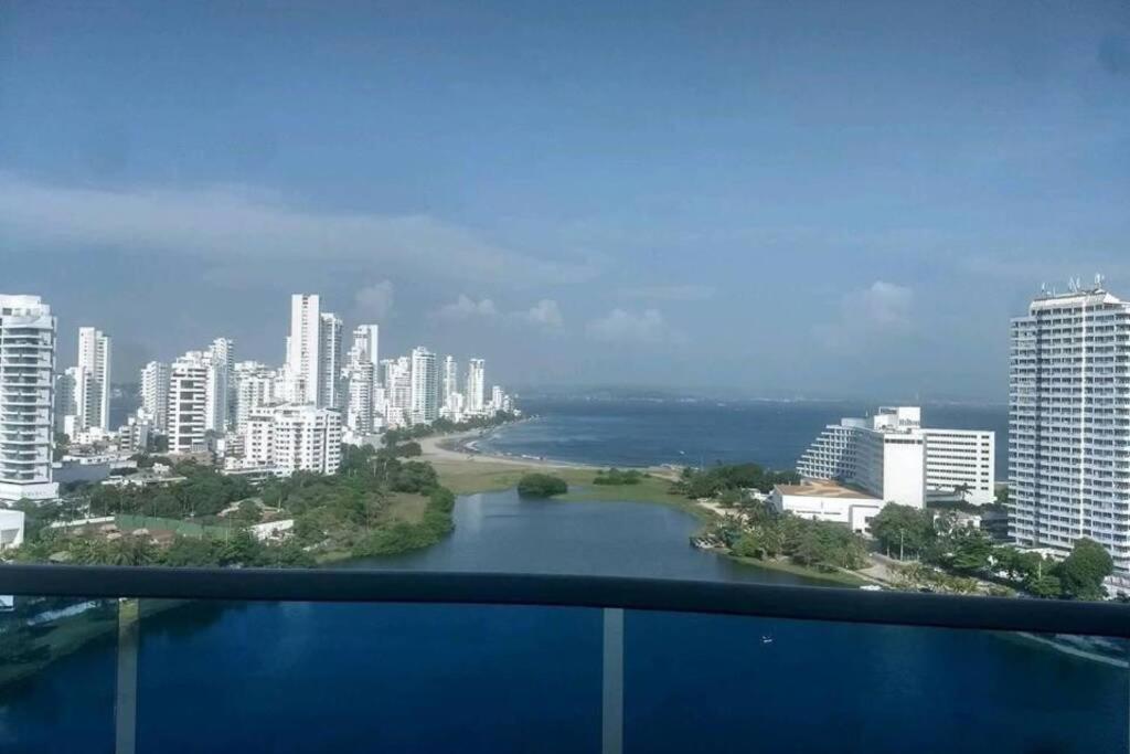 a view of a city with a body of water at Cartagena De Indias in Cartagena de Indias