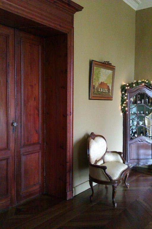 Posezení v ubytování Manoir Larcouillet