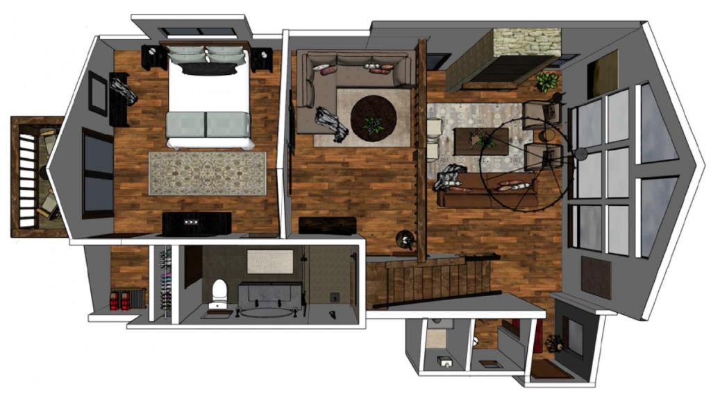 New Log cabin, The Bears Den - 2 bedrooms, loft, 2.5 bath, jacuzzi & Fireplace - Maison De Vacances