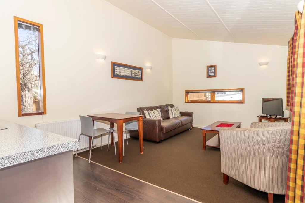 Posezení v ubytování NASEBY lodge