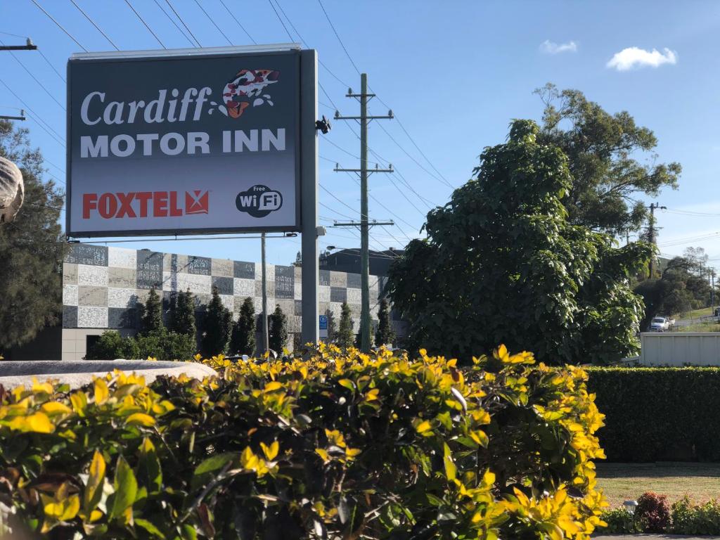 Certifikát, hodnocení, plakát nebo jiný dokument vystavený v ubytování Cardiff Motor Inn