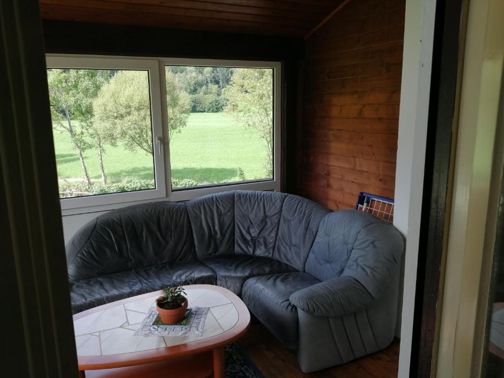 Posezení v ubytování Privatzimmer Deutz