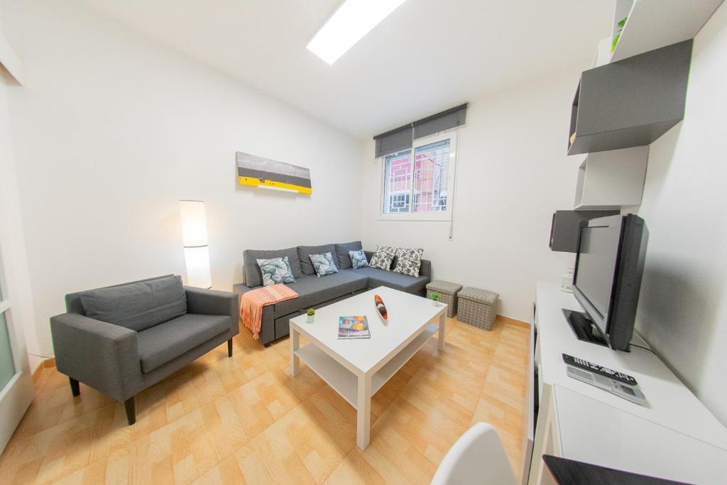 TV a/nebo společenská místnost v ubytování Ahllenrock como un hotel, pero solo para ti