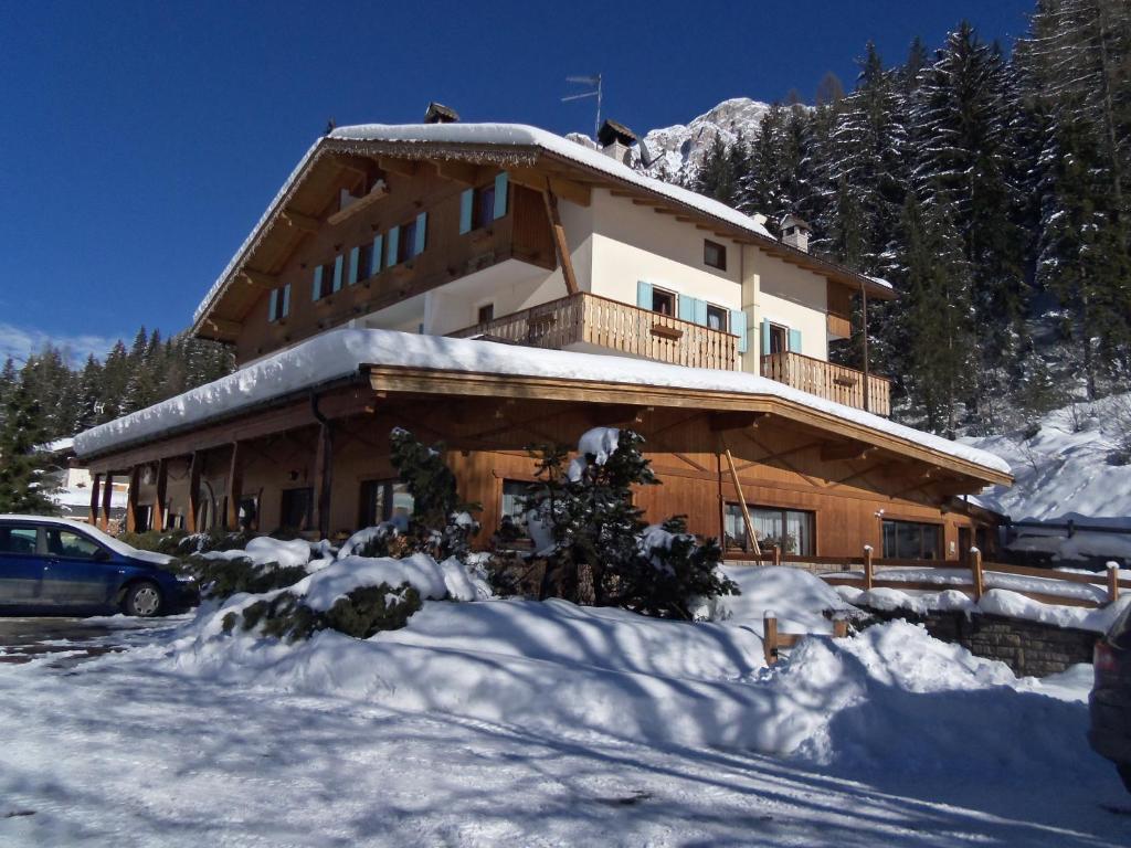 Hotel La Molinella v zimě