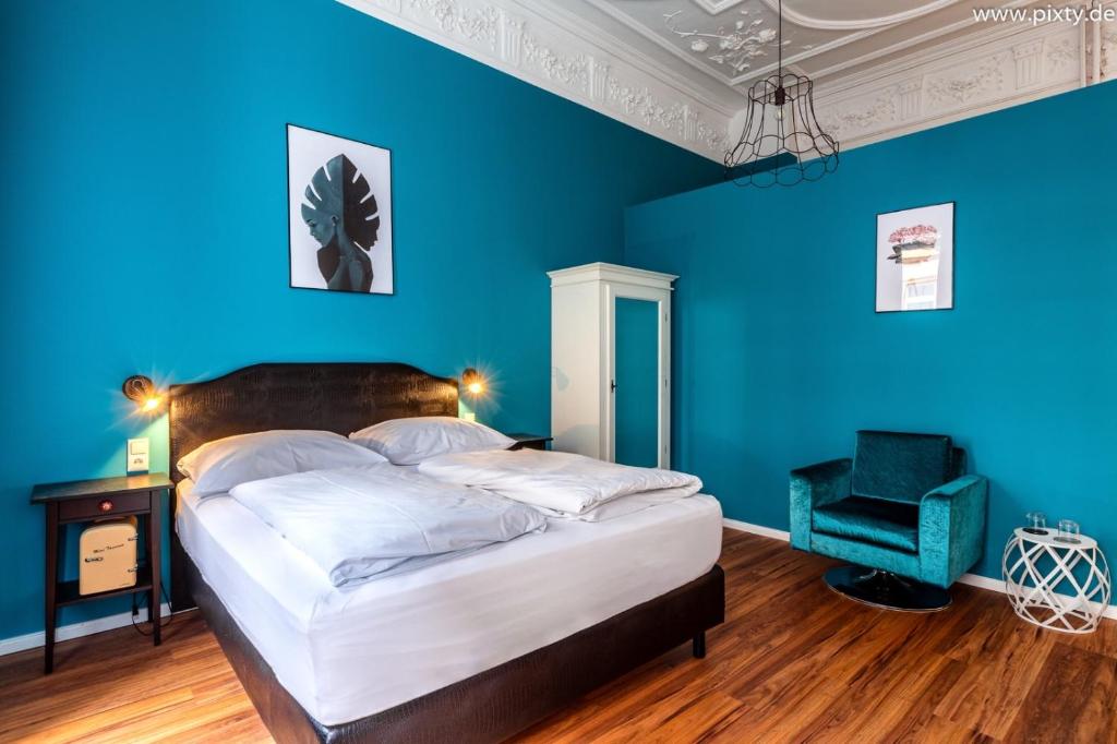 Postel nebo postele na pokoji v ubytování SmartHotel Mystique Self check-in