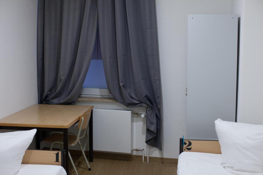 Postel nebo postele na pokoji v ubytování Hostel & Monteurzimmer bei Hansezimmer