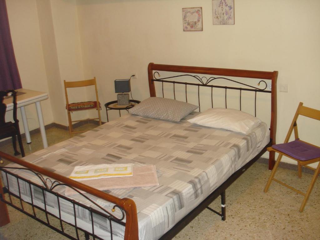 Łóżko lub łóżka w pokoju w obiekcie Apartment city center