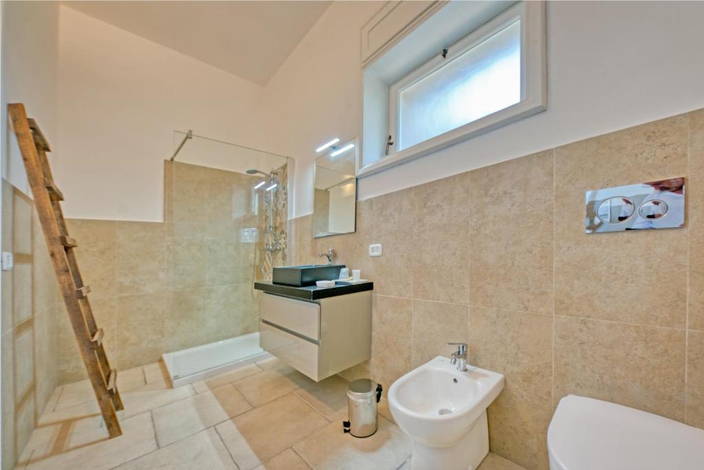 Koupelna v ubytování b&b Casale Vecchio Lecce