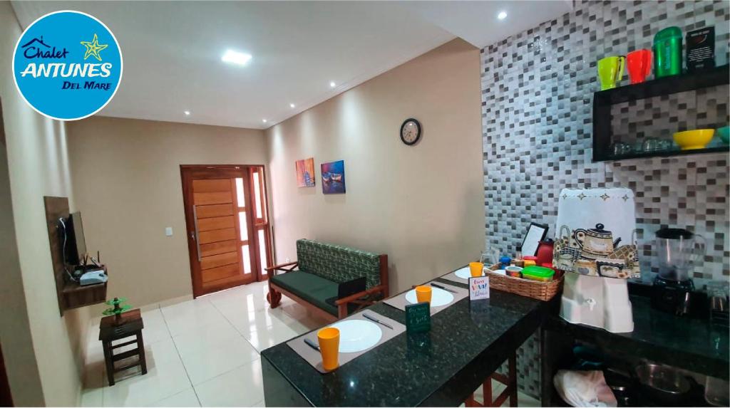 Posezení v ubytování Chalé ANTUNES Del Mare, Maragogi-AL, Caribe BRA