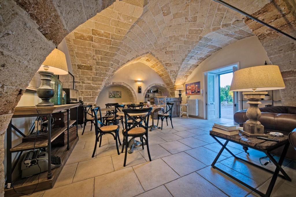 Posezení v ubytování b&b Casale Vecchio Lecce