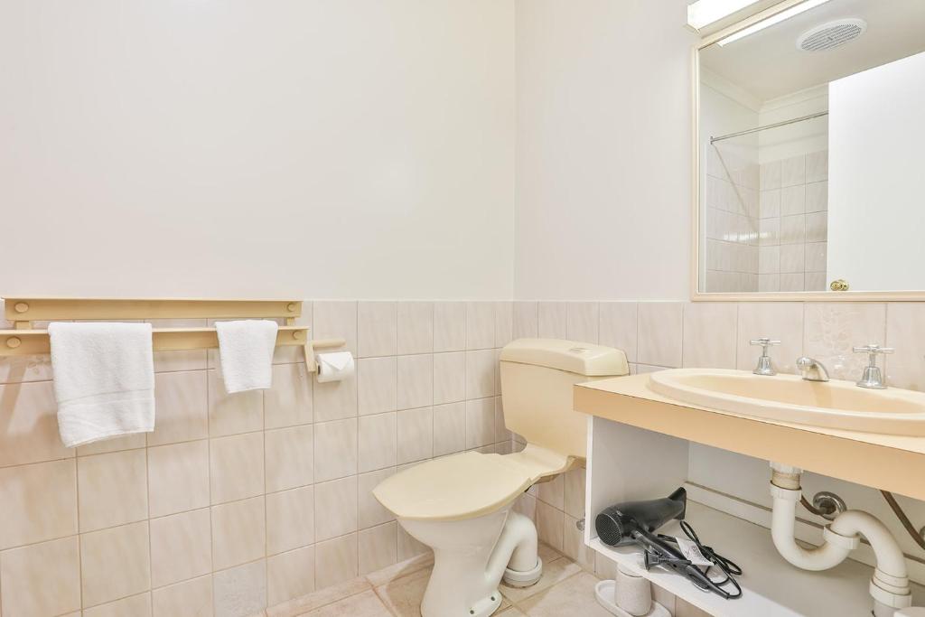 Koupelna v ubytování Mildura City Gate Motel