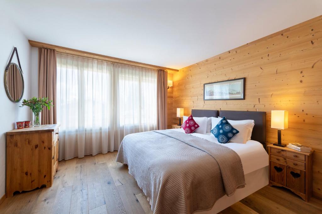 Postel nebo postele na pokoji v ubytování Chalet Balthazar