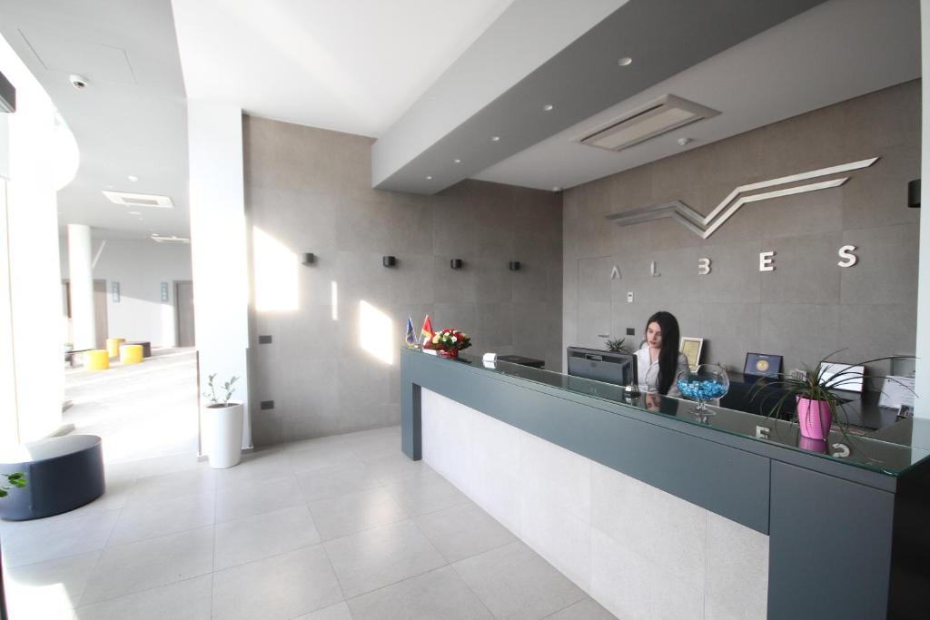 Vstupní hala nebo recepce v ubytování Albes Hotel