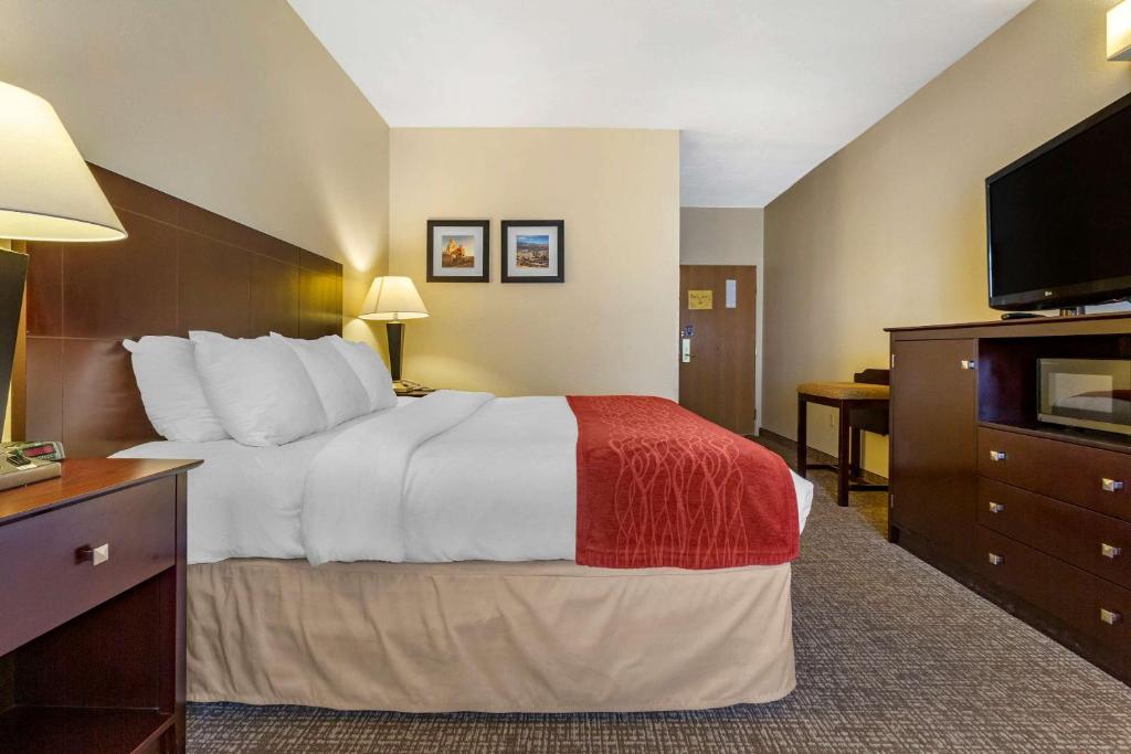 Postel nebo postele na pokoji v ubytování Comfort Inn & Suites North Tucson Marana