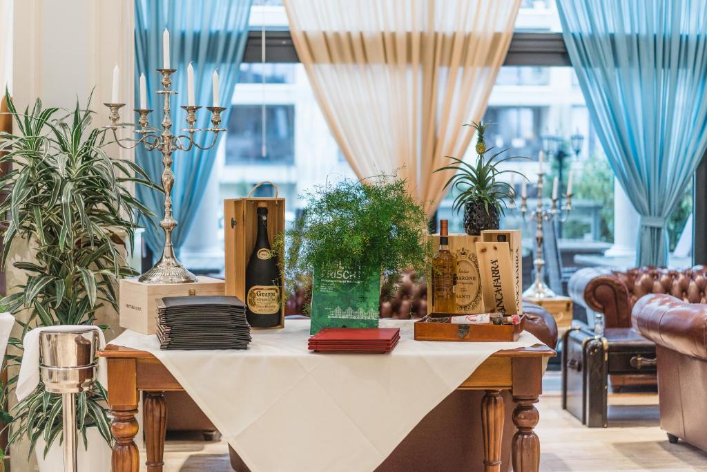 Posezení v ubytování Grand Hotel Palladium