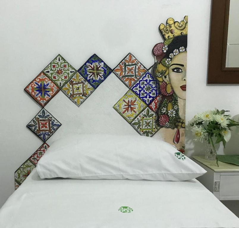 Letto o letti in una camera di B&B 091
