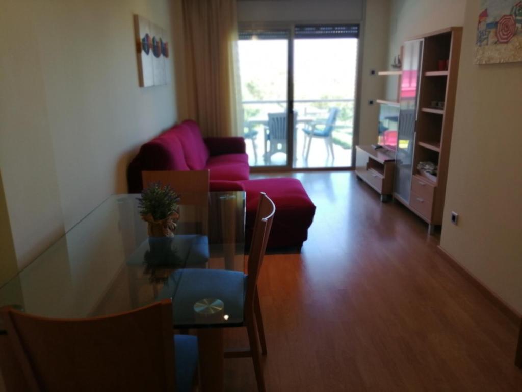 Posedenie v ubytovaní Apartamento playa Cambrils edificio Torresol