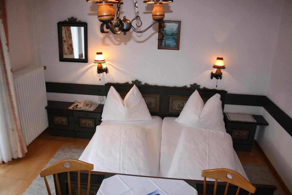 Postel nebo postele na pokoji v ubytování Haus Gassner