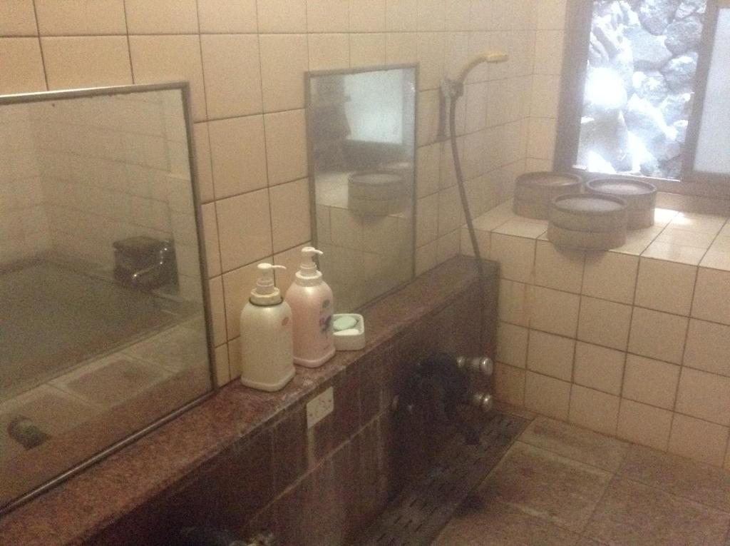Koupelna v ubytování Chitosekan