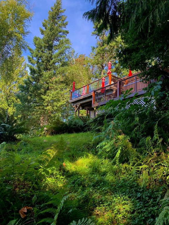Zahrada ubytování The Fraser River's Edge B&B Lodge