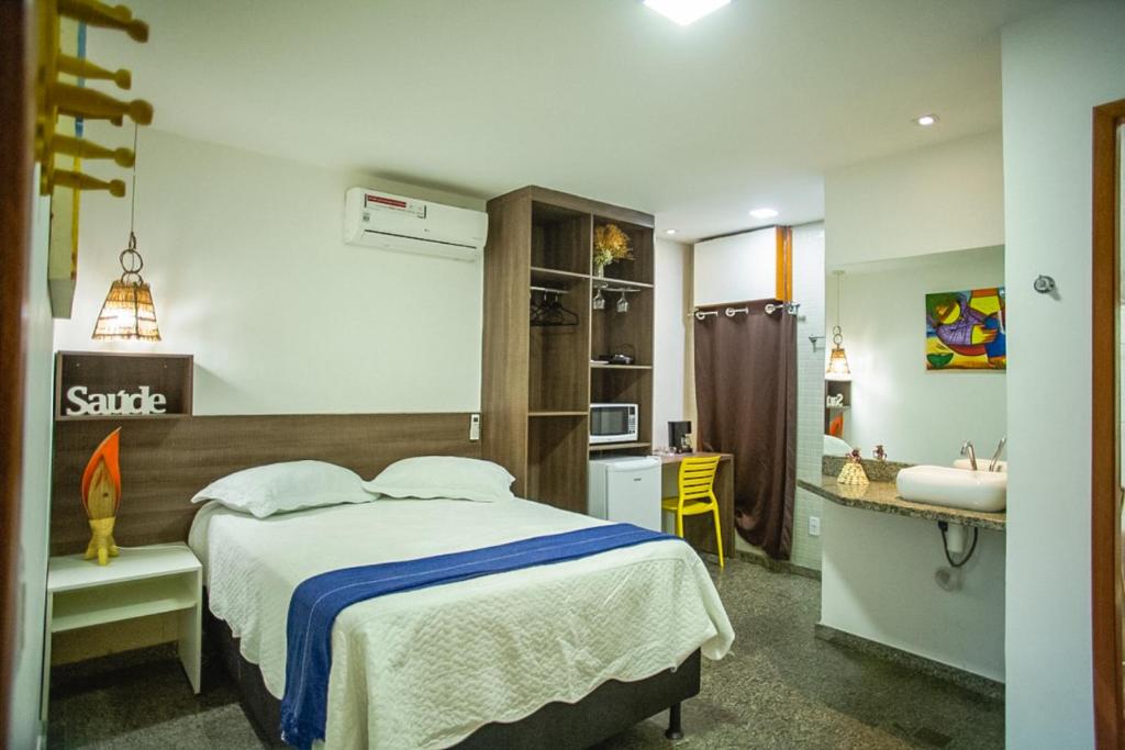 SEGUNDA CASA - Seu cantinho em Guarapari, 1 minuto a pé da Praia do Morro! Suítes confortáveis e modernas - Para casal ou para grupos de até 4 pessoas - Suite
