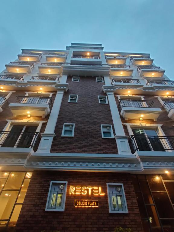 Budova, kde se aparthotel nachází