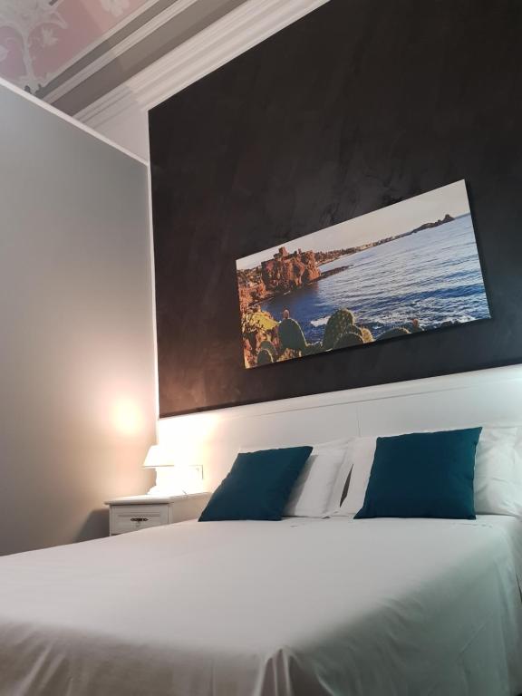 Postel nebo postele na pokoji v ubytování B&B I Puritani