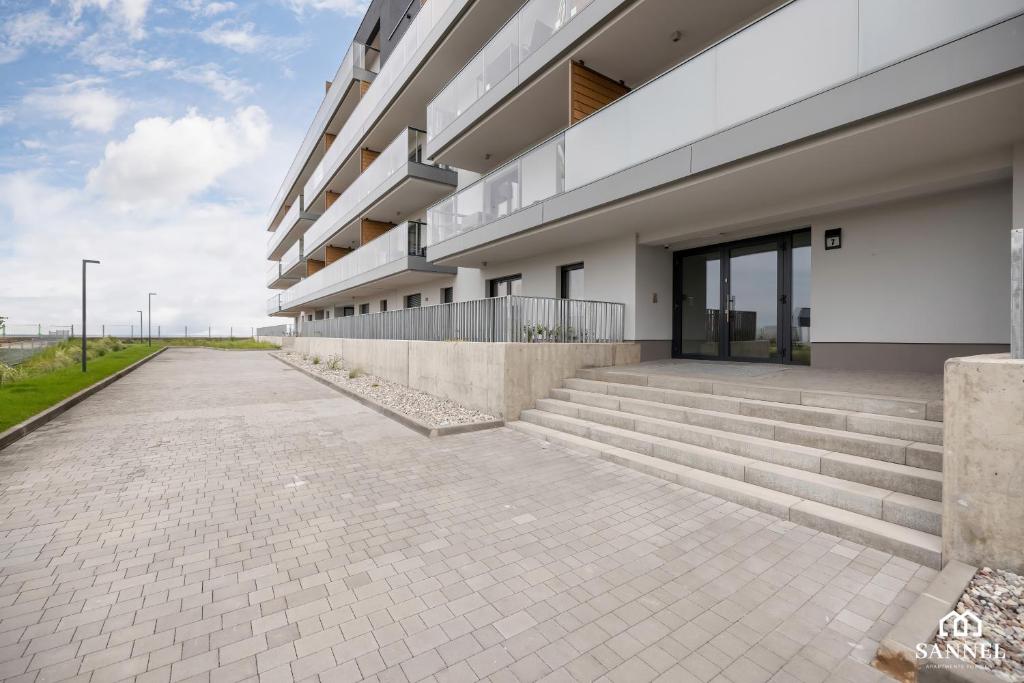 Budova, v ktorej sa apartmán nachádza