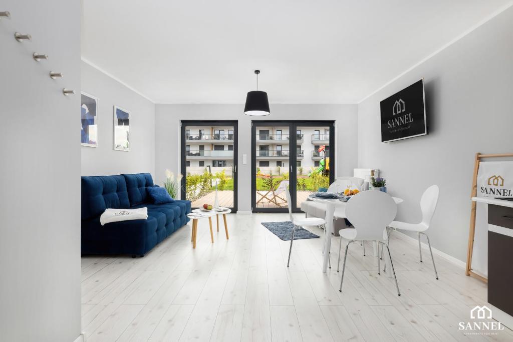 Posedenie v ubytovaní Apartament Seaside View tuż przy plaży- Gardenia Seaside Dziwnów-SANNEL Apartments for rent