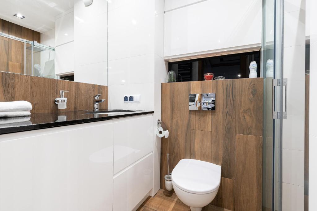 Kúpeľňa v ubytovaní Comfort, prestige, best location Romanowicza 1