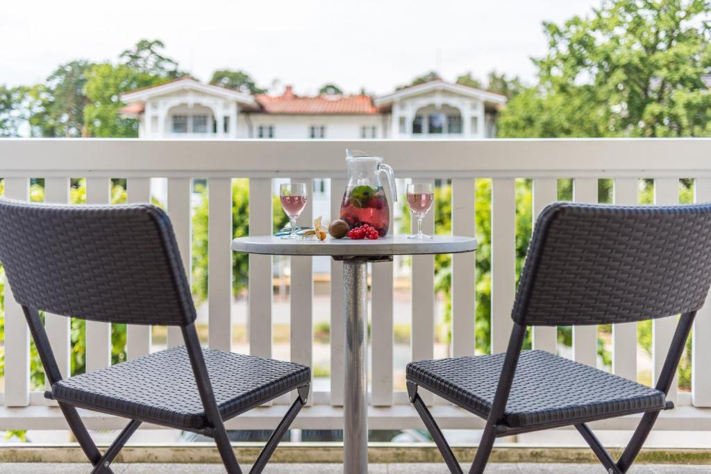 Balkón nebo terasa v ubytování Familienhotel Villa Sano