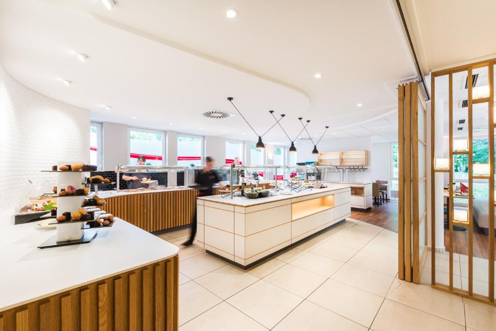 Kuchyň nebo kuchyňský kout v ubytování Familienhotel Villa Sano