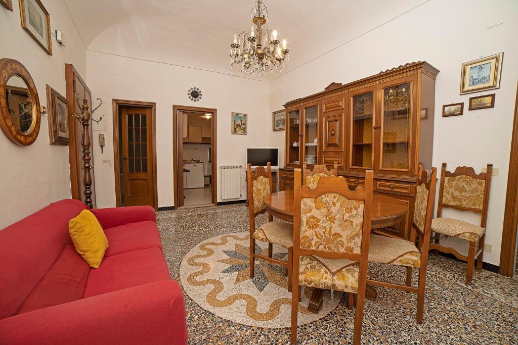 A seating area at La Perpetua