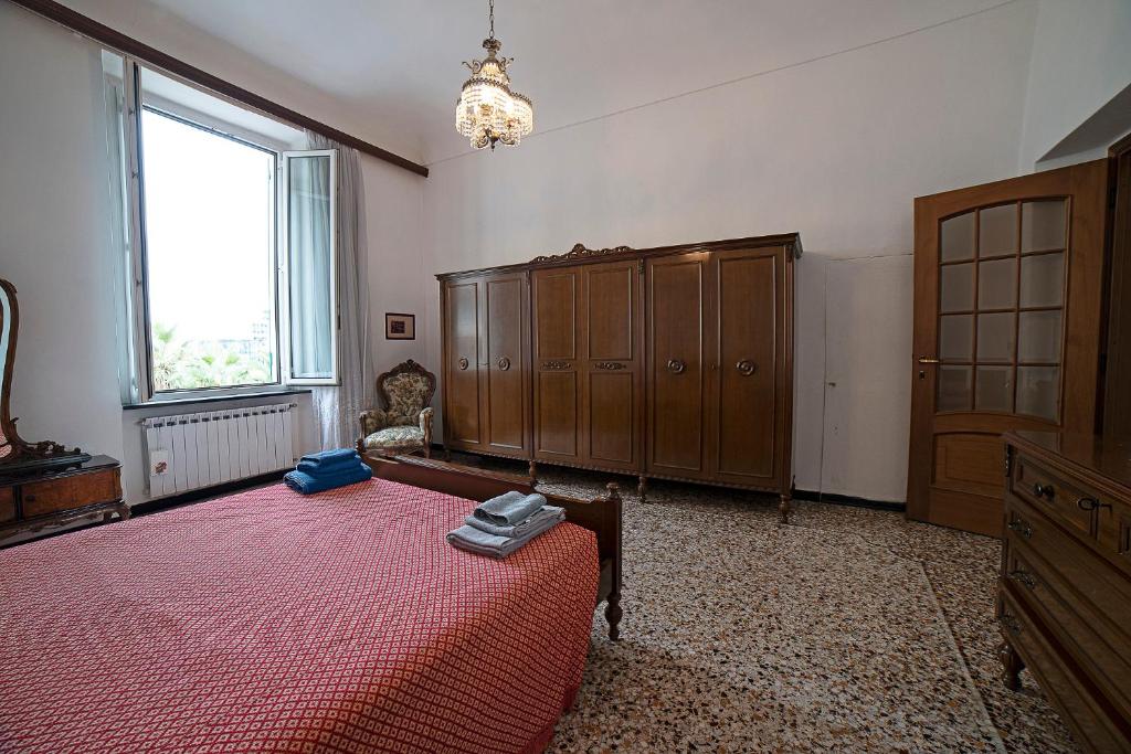 A bed or beds in a room at La Perpetua