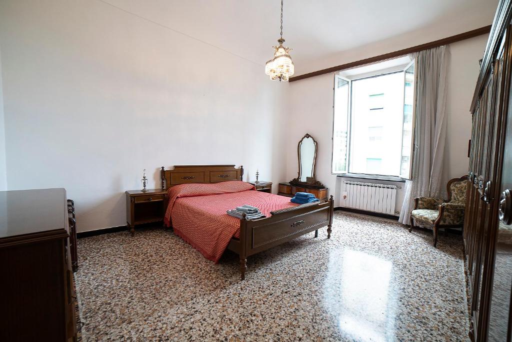 A bed or beds in a room at La Perpetua