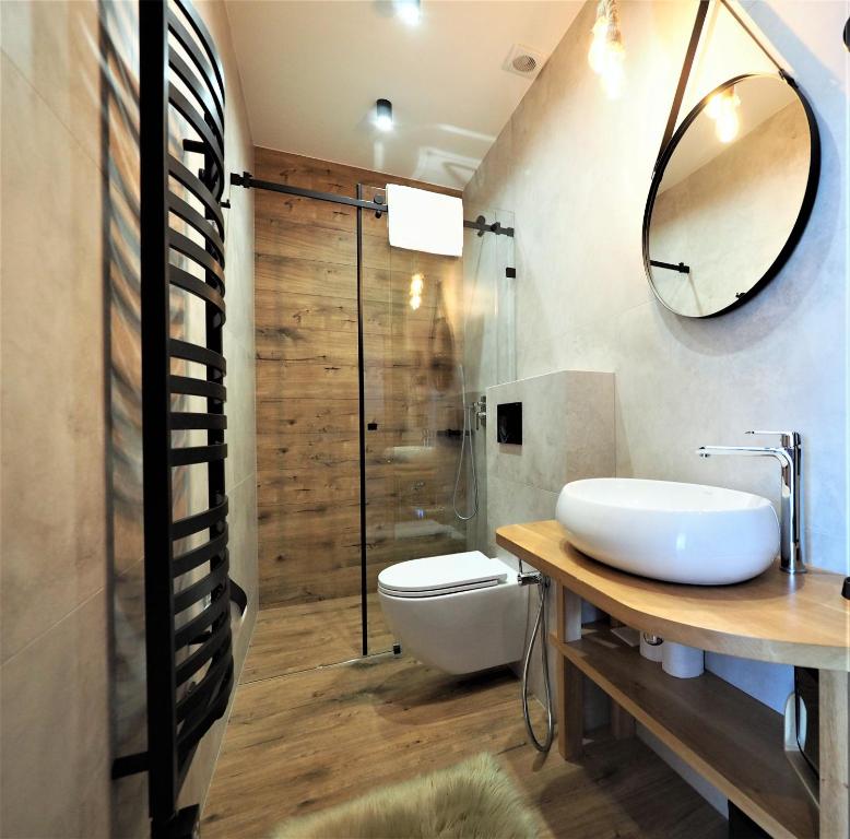 Kúpeľňa v ubytovaní VIP Apartamenty ROYAL SPA