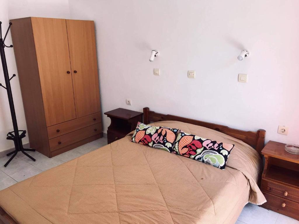 Postel nebo postele na pokoji v ubytování Pension Zoi