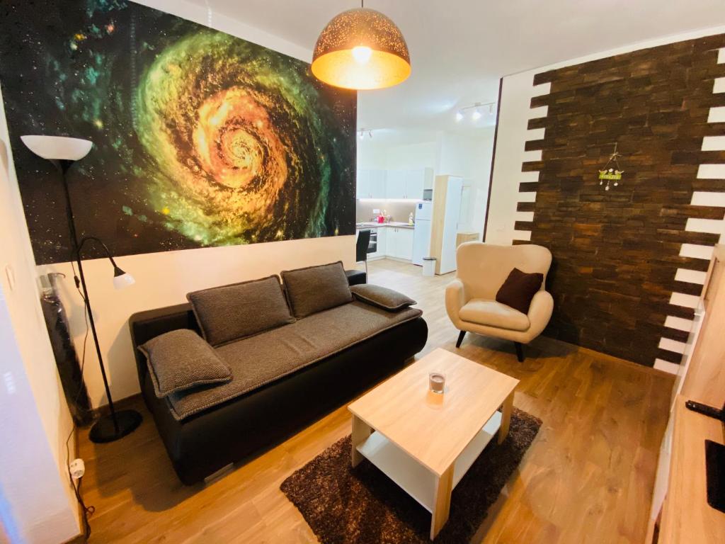 Posezení v ubytování Apartmán Sofia